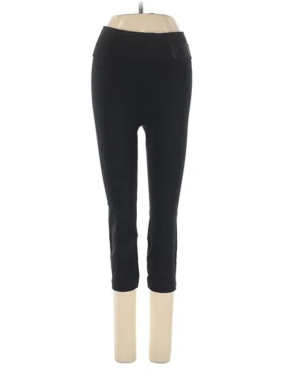 Pre-owned Victoria's Secret Active Pants In Black