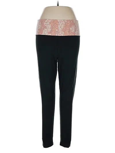 Pre-owned Victoria's Secret Active Pants In Black