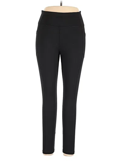 Pre-owned Victoria's Secret Active Pants In Black