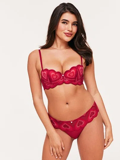 Victoria's Secret Adore Me Amorina Balconette Bra In Burgundy