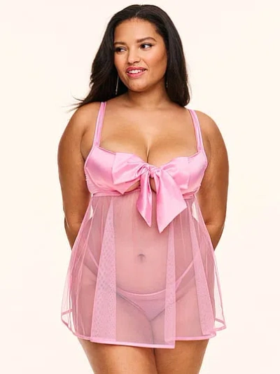 Victoria's Secret Adore Me Bessima Babydoll In Pink