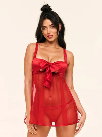 Victoria's Secret Adore Me Bessima Babydoll In Red
