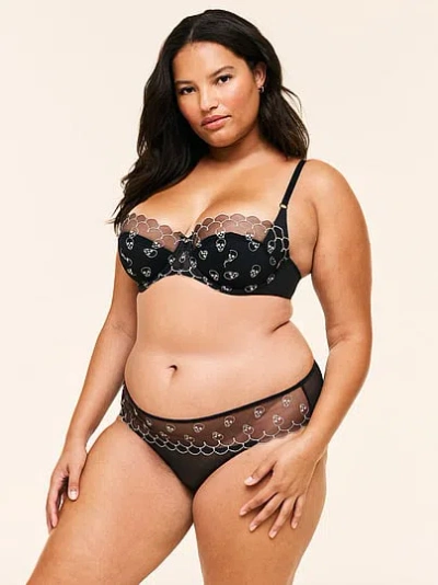 Victoria's Secret Adore Me Bettie Novelty Bra In Black