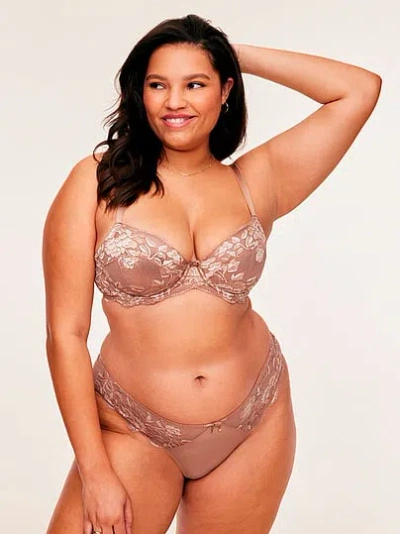 Victoria's Secret Adore Me Chelsi Brazilian Panty In Brown