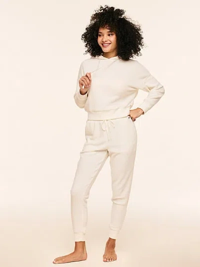 Victoria's Secret Adore Me Davinia Sweatshirt & Jogger Set In White
