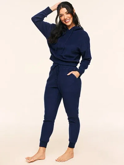 Victoria's Secret Adore Me Davinia Sweatshirt & Jogger Set In Blue