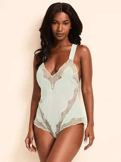Victoria's Secret Adore Me Maribel Romper In Green