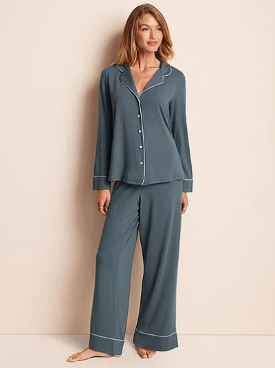 Victoria's Secret Adore Me Matylda Long Sleeve + Pant Sleep Set In Gray