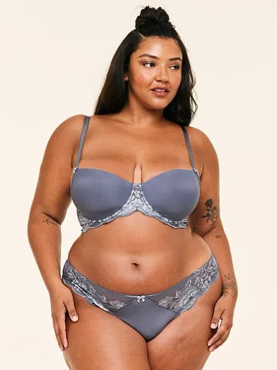 Victoria's Secret Adore Me Missy Brazilian Panty In Gray