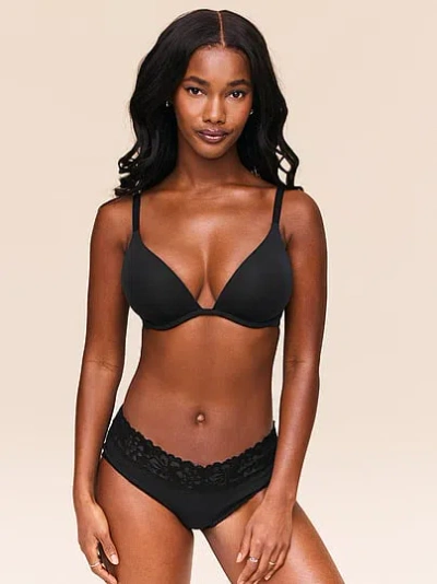 Victoria's Secret Adore Me Natalya Push Up Plunge Bra In Black