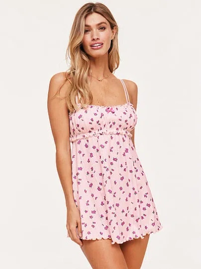 Victoria's Secret Adore Me Ophylia Babydoll In Pink