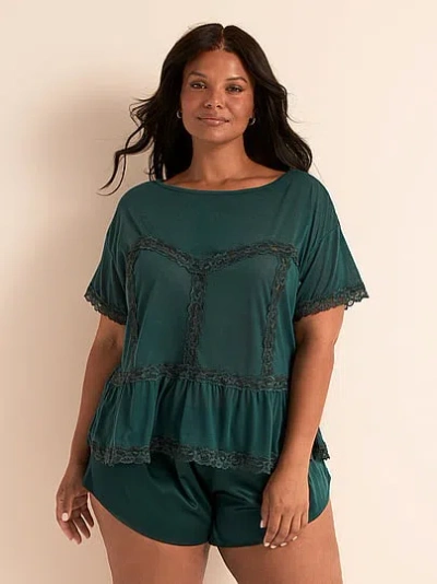 Victoria's Secret Adore Me Patrice Sleep Set In Green