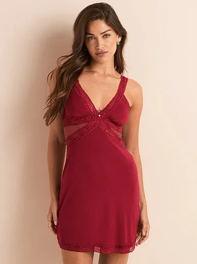 Victoria's Secret Adore Me Primrosie Slip In Red