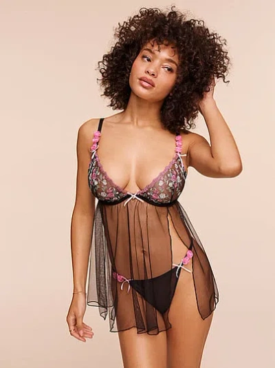 Victoria's Secret Adore Me Rosamund Babydoll In Multi