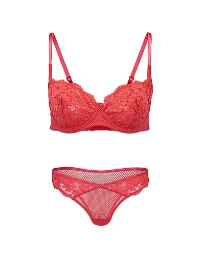 Victoria's Secret Adore Me Roxanne Balconette Bra In Red