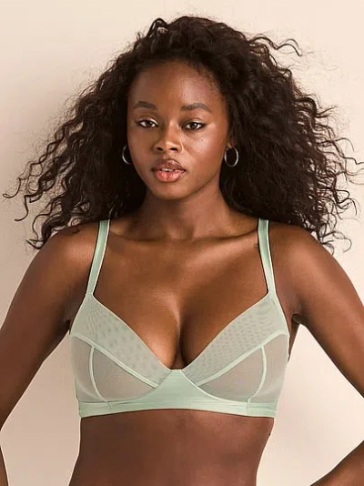 Victoria's Secret Adore Me Tannessee Plunge Bra In Green