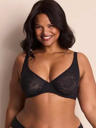 Victoria's Secret Adore Me Winona Unlined Demi Bra In Black
