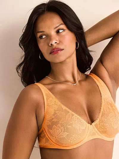 Victoria's Secret Adore Me Winona Unlined Demi Bra In Orange