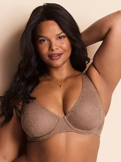 Victoria's Secret Adore Me Winona Unlined Demi Bra In Brown