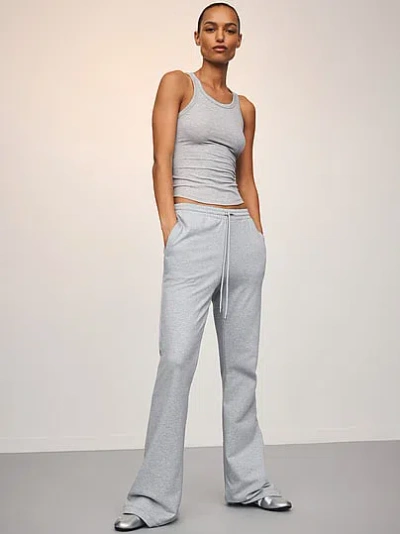 Victoria's Secret Angel Essentials Favorite Terry Flare Sweatpant In Gray