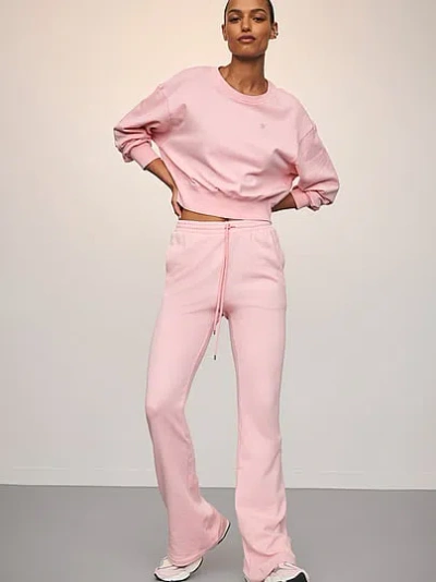 Victoria's Secret Angel Essentials Favorite Terry Flare Sweatpant In Pink