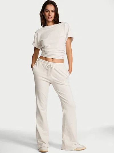 Victoria's Secret Angel Essentials Favorite Terry Flare Sweatpant In White