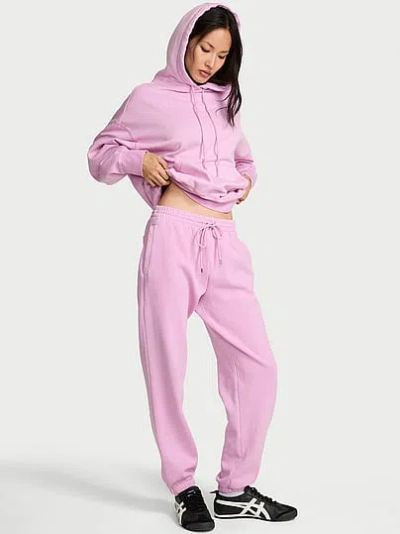 Victoria's Secret Angel Essentials Off-duty Fleece Jogger Sweatpant In Purple