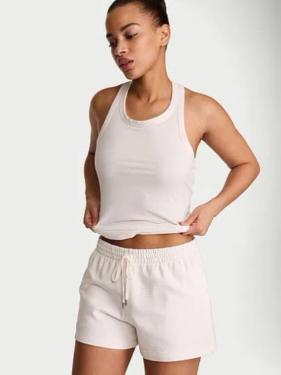 Victoria's Secret Angel Essentials Off-duty Terry Lounge Shorts In White