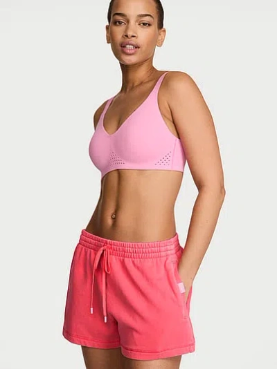 Victoria's Secret Angel Essentials Off-duty Terry Lounge Shorts In Pink