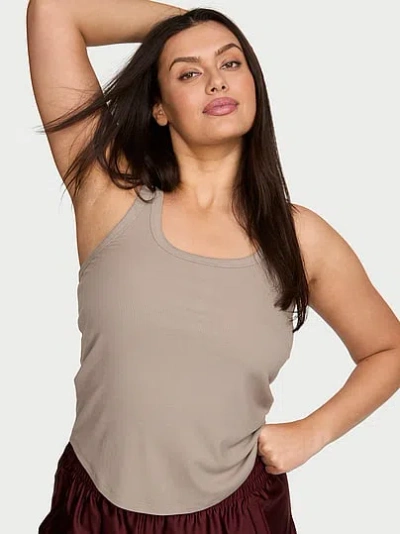 Victoria's Secret Angel Essentials Vs Iconic Rib Square-neck Tank Top In Multi
