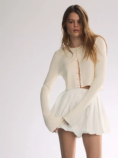 Victoria's Secret Atelier X Altuzarra X Knit Cardigangan In White