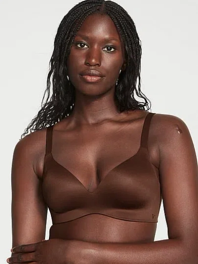 Victoria's Secret Bare Infinity Flex Lightly Lined Wireless Full-coverage Bra In Brown