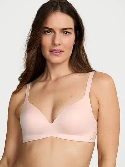 Victoria's Secret Bare Infinity Flex Lightly Lined Wireless Full-coverage Bra In Pink