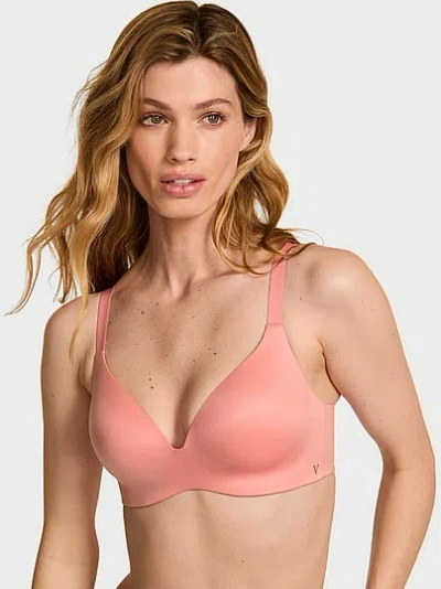 Victoria's Secret Bare Infinity Flex Lightly Lined Wireless Full-coverage Bra In Pink