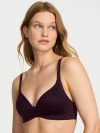 Victoria's Secret Bare Infinity Flex Lightly Lined Wireless Full-coverage Bra In Purple
