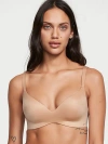 Victoria's Secret Bare Infinity Flex Lightly Lined Wireless Full-coverage Bra In Nude