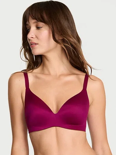 Victoria's Secret Bare Infinity Flex Lightly Lined Wireless Plunge Bra In Purple