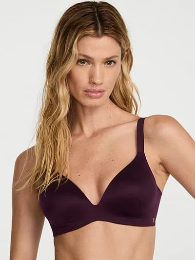 Victoria's Secret Bare Infinity Flex Lightly Lined Wireless Plunge Bra In Purple