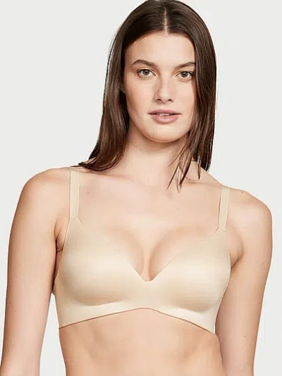 Victoria's Secret Bare Infinity Flex Perfect Shape Wireless Push-up Bra In Nude