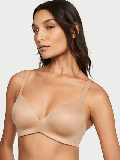 Victoria's Secret Bare Infinity Flex Perfect Shape Wireless Push-up Bra In Neutral