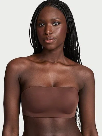 Victoria's Secret Bare Invisible By Perfect Comfort Wireless Push-up Strapless Bra In Brown