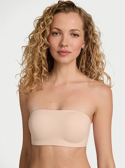 Victoria's Secret Bare Invisible By Perfect Comfort Wireless Push-up Strapless Bra In Neutral