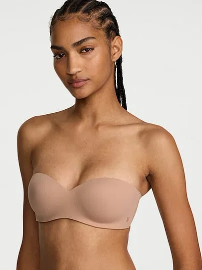 Victoria's Secret Bare Lightly Lined Sweetheart Strapless Bra In Pink