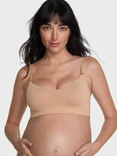Victoria's Secret Bare Seamless Nursing Bra In Nude