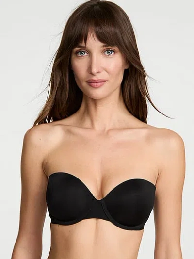 Victoria's Secret Bare Uplift Strapless Bra In Black