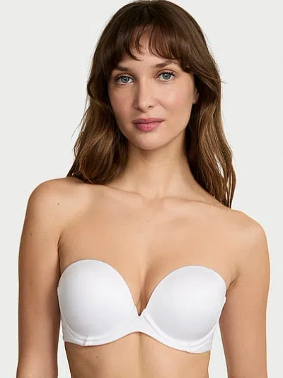 Victoria's Secret Bare Very Sexy Push-up Strapless Bra In White