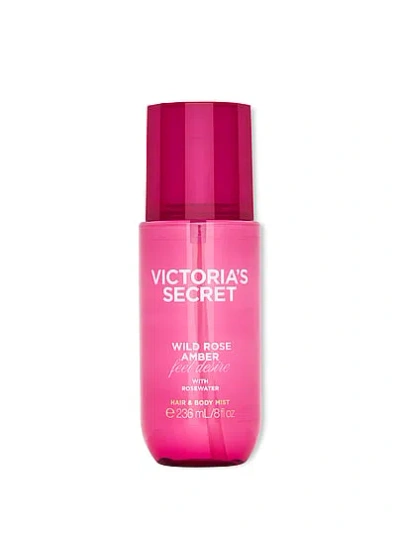 Victoria's Secret Beauty Body Care Wild Rose Amber Hair & Mist In Gray