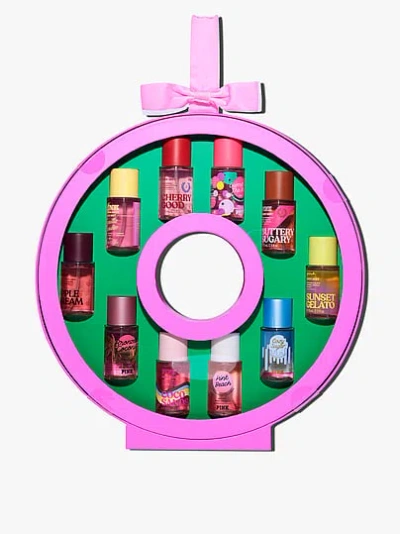 Victoria's Secret Beauty Body Fragrance 10-piece Mini Mist Wreath Gift Set Ft. Archive Scents In Multicolored