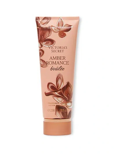Victoria's Secret Beauty Body Fragrance Amber Romance Brulee Lotion In Gray