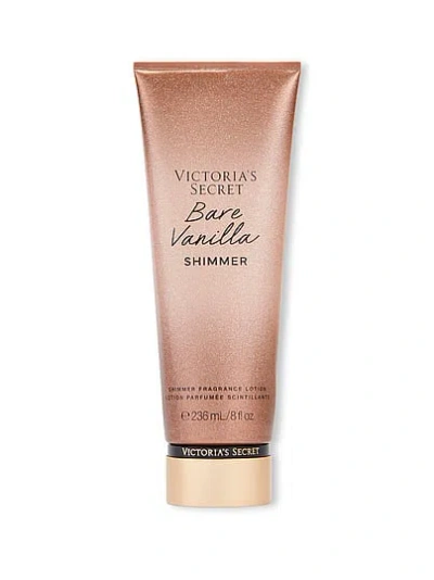 Victoria's Secret Beauty Body Fragrance Bare Vanilla Shimmer Lotion In Gray